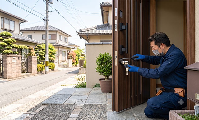 一軒家の鍵交換